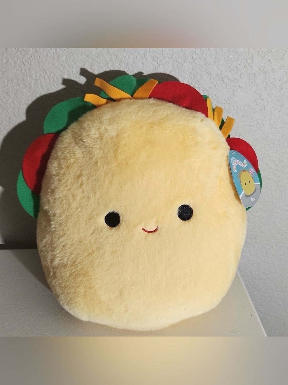 Tex Taco RARE silver tag taco Fuzzamallow Squishmallows NWT